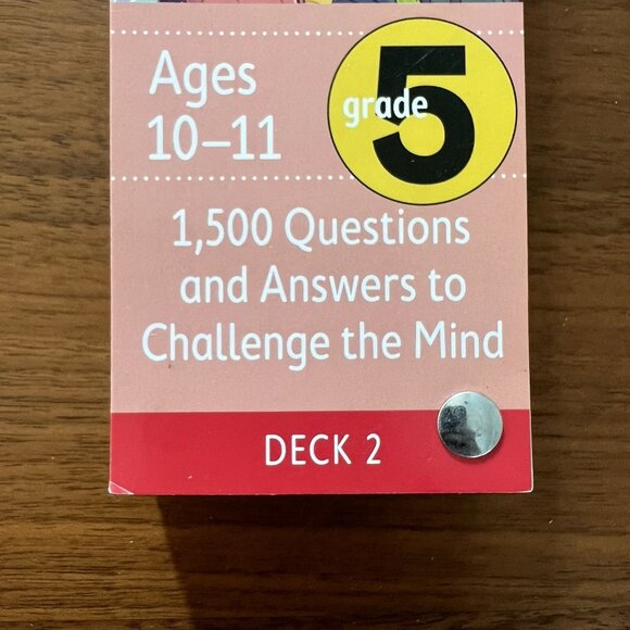 Brain Quest Learn 5th Grade Ages 10-11 Quiz Deck #2 Revised 4th Ed 2012 - Picture 6 of 7